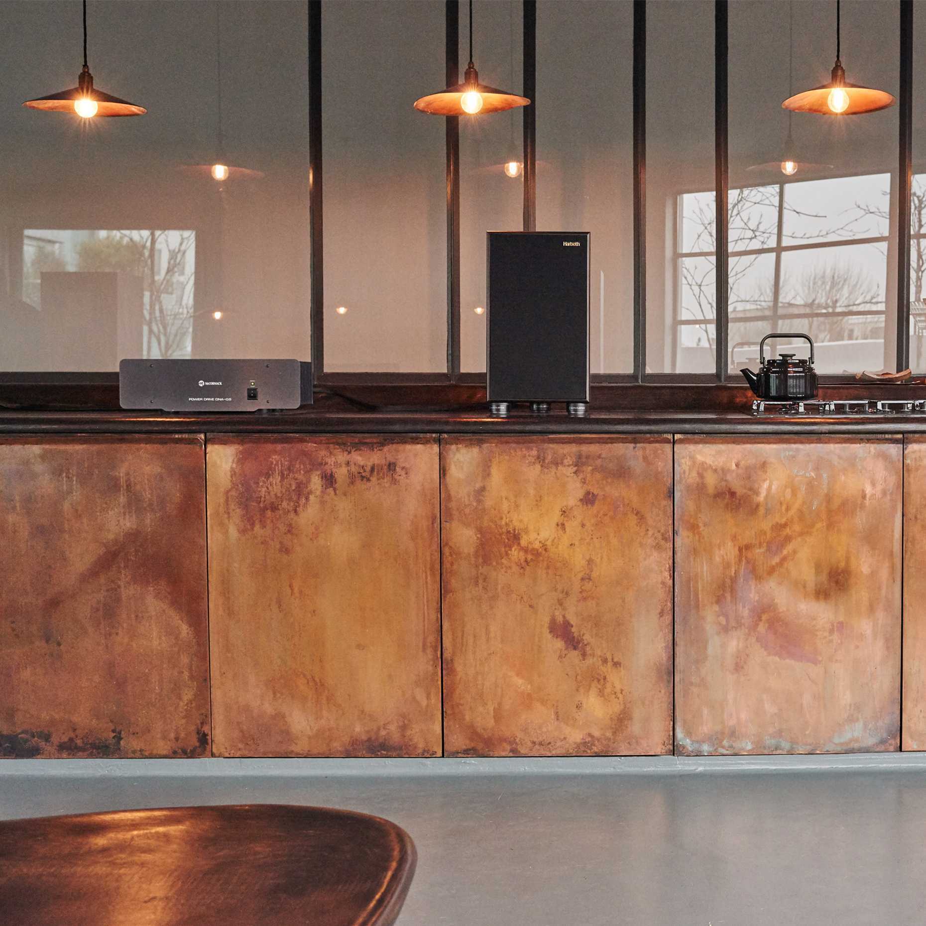 Countertop and cupboard