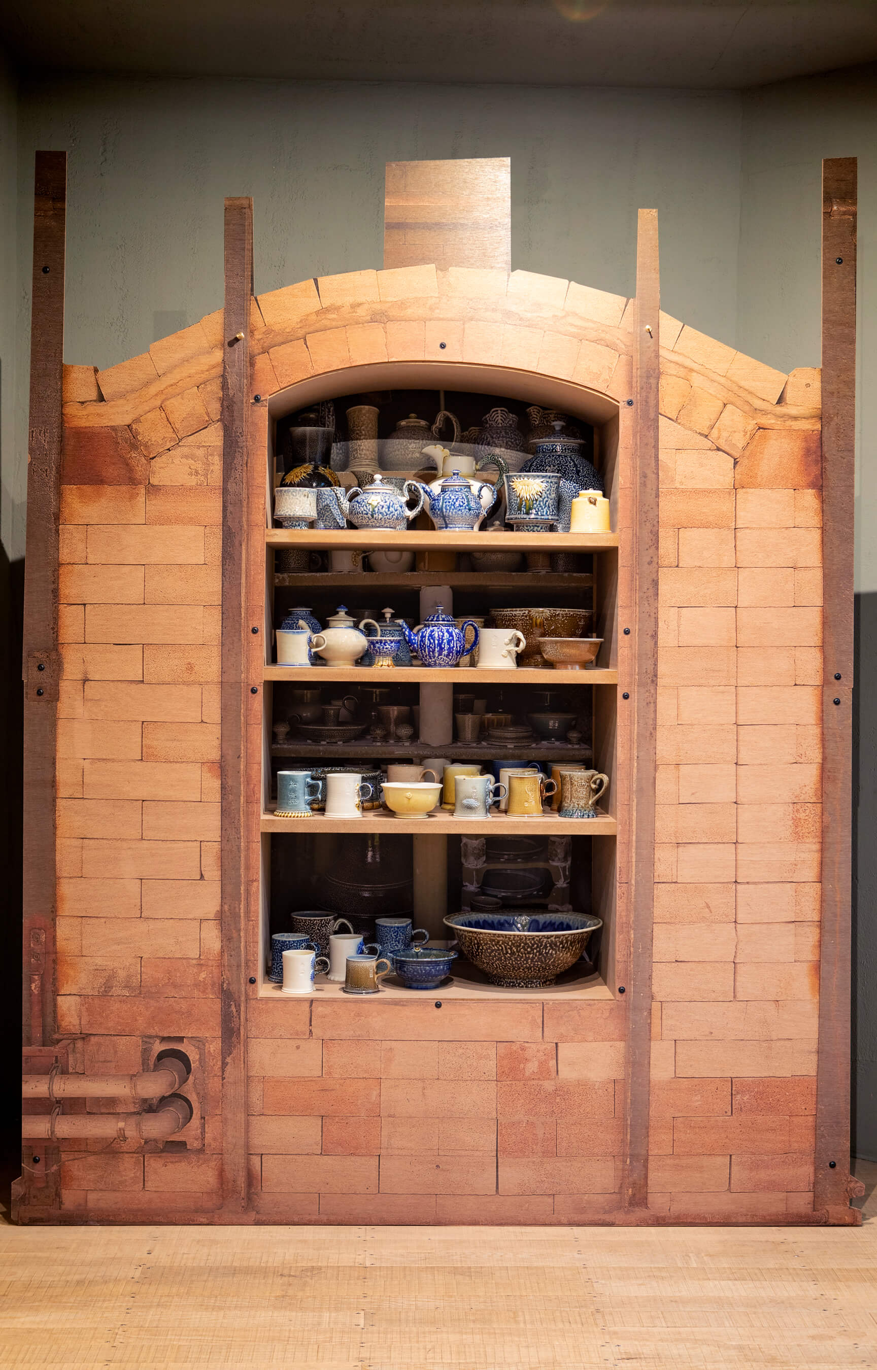 The Loft Pots: Firing, Selection and Contemplation – installation view