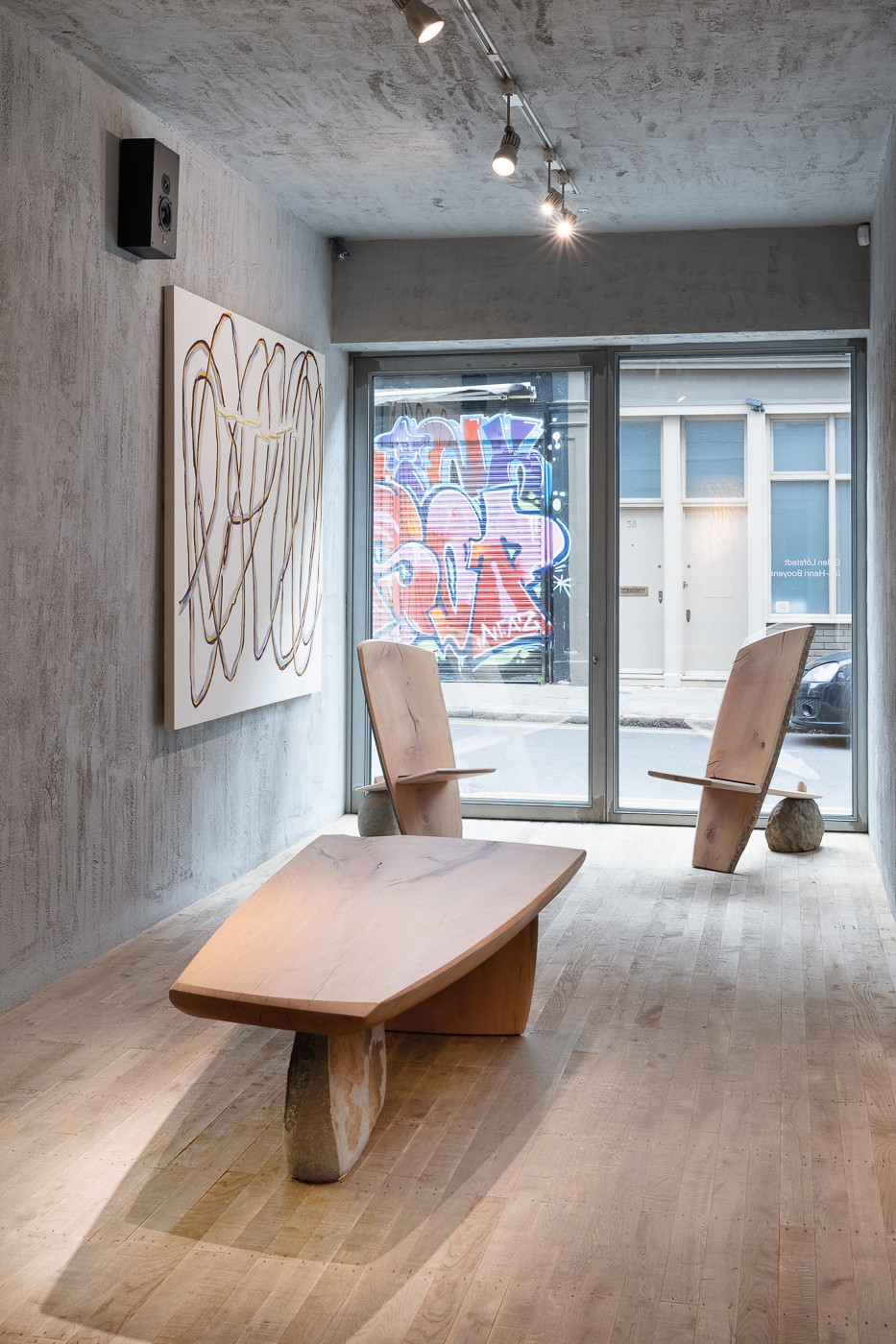 Galen Löfstedt and Jan-Henri Booyens Installation View