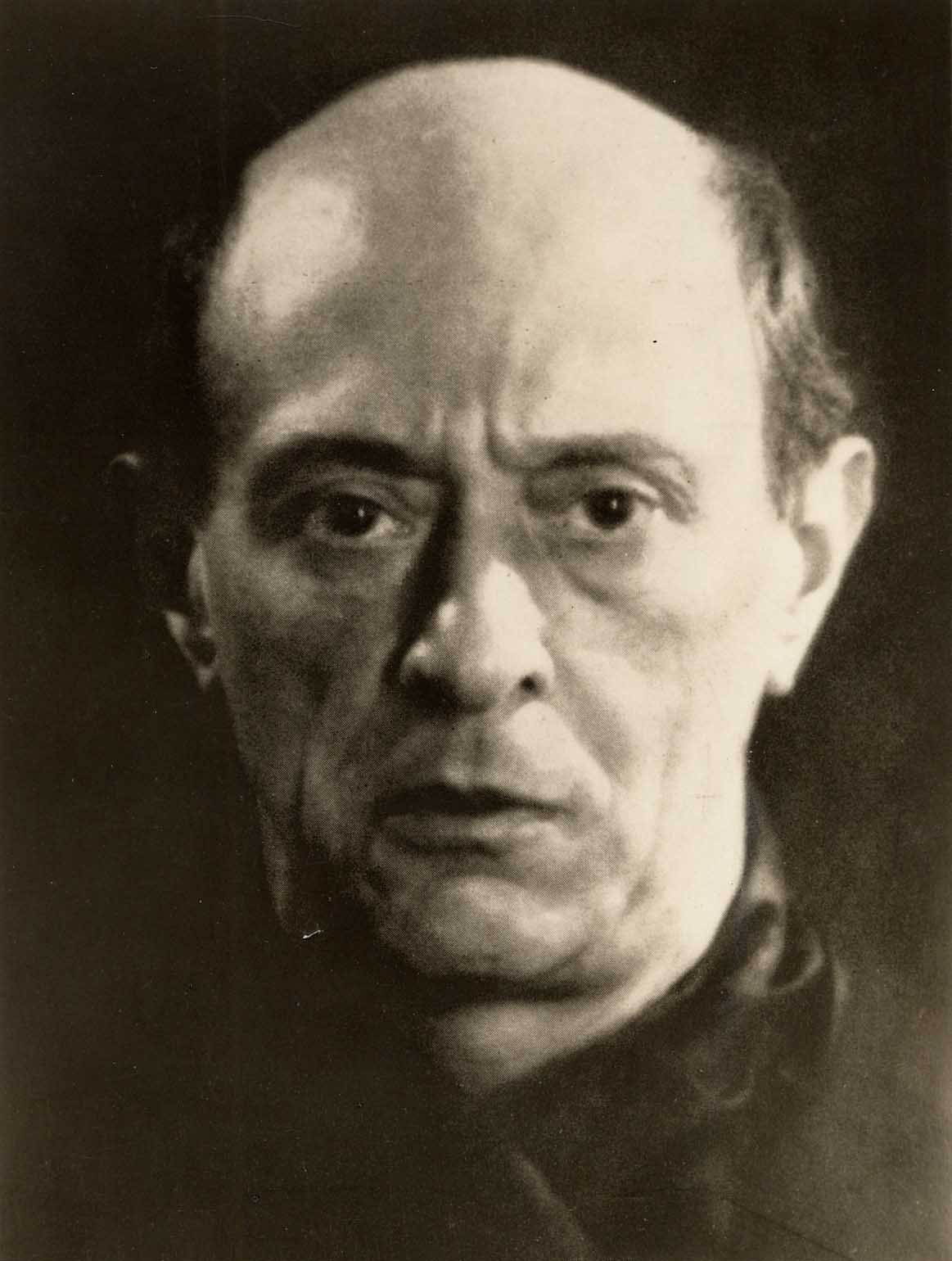 Arnold Schoenberg by Man Ray 1927